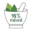 98% Natural